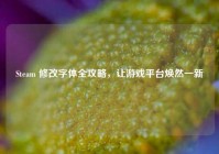Steam 修改字体全攻略，让游戏平台焕然一新