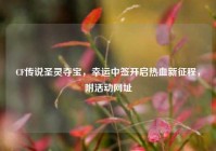 CF传说圣灵夺宝，幸运中签开启热血新征程，附活动网址
