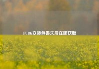 PUBG安装包丢失后在哪获取