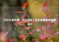 不玩王者荣耀，开启别样人生还是遭遇掉帧困境？