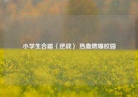 小学生合唱〈逆战〉 热血燃爆校园