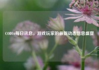 COD16每日讯息，游戏玩家的最新动态信息盛宴