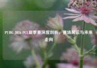 PUBG 2026 PCL夏季赛深度剖析，赛场风云与未来走向