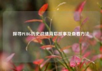 探寻PUBG历史战绩背后故事及查看方法