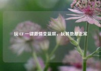 玩 CF 一键激情变蓝屏，玩其他却正常