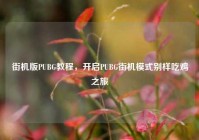 街机版PUBG教程，开启PUBG街机模式别样吃鸡之旅