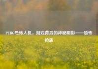 PUBG恐怖人机，游戏背后的神秘阴影——恐怖枪版