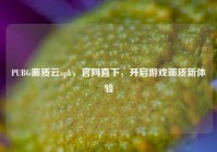 PUBG画质云apk，官网直下，开启游戏画质新体验