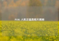 PUBG 人机泛滥真相大揭秘
