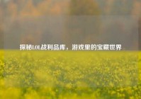 探秘LOL战利品库，游戏里的宝藏世界