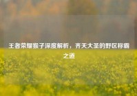 王者荣耀猴子深度解析，齐天大圣的野区称霸之道