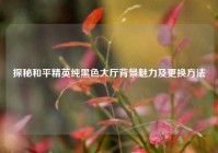 探秘和平精英纯黑色大厅背景魅力及更换方法