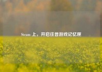Steam 上，开启往昔游戏记忆匣