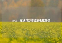 CSGO，在迪拜沙漠绽放电竞激情