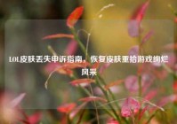 LOL皮肤丢失申诉指南，恢复皮肤重拾游戏绚烂风采