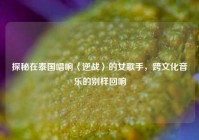 探秘在泰国唱响〈逆战〉的女歌手，跨文化音乐的别样回响