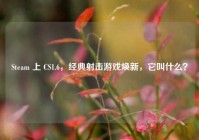Steam 上 CS1.6，经典射击游戏焕新，它叫什么？