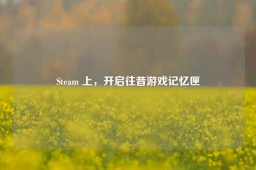Steam 上，开启往昔游戏记忆匣