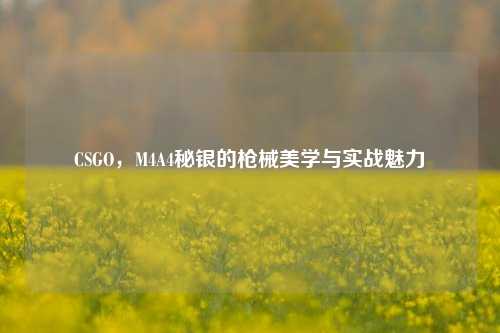 CSGO,M4A4秘银的枪械美学与实战魅力
