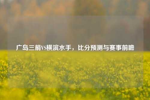 广岛三箭VS横滨水手,比分预测与赛事前瞻