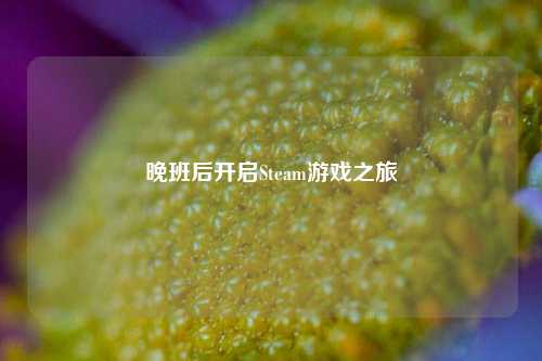 晚班后开启Steam游戏之旅