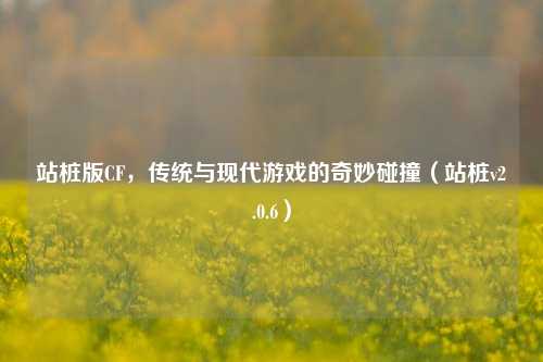 站桩版CF,传统与现代游戏的奇妙碰撞(站桩v2.0.6)