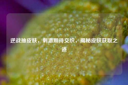 逆战抽皮肤,刺激期待交织,揭秘皮肤获取之道