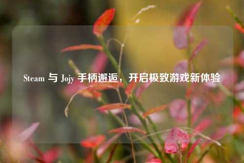 Steam 与 Jojy 手柄邂逅,开启极致游戏新体验
