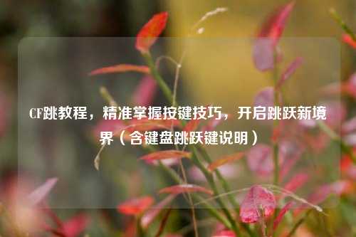 CF跳教程,精准掌握按键技巧,开启跳跃新境界(含键盘跳跃键说明)