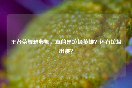 王者荣耀雅典娜，真的是垃圾英雄？还有垃圾出装？