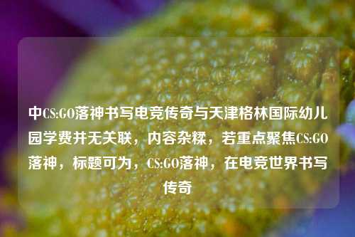 中CS:GO落神书写电竞传奇与天津格林国际幼儿园学费并无关联,内容杂糅,若重点聚焦CS:GO落神,标题可为,CS:GO落神,在电竞世界书写传奇