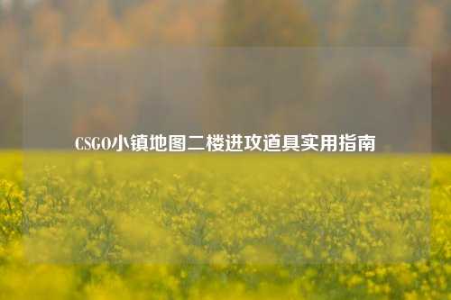 CSGO小镇地图二楼进攻道具实用指南