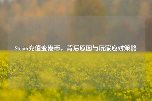 Steam充值变港币，背后原因与玩家应对策略