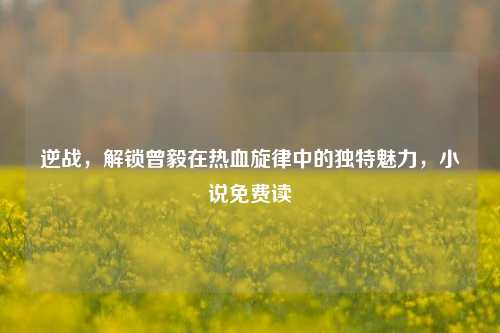 逆战,解锁曾毅在热血旋律中的独特魅力,小说免费读