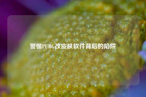 警惕PUBG改皮肤软件背后的陷阱